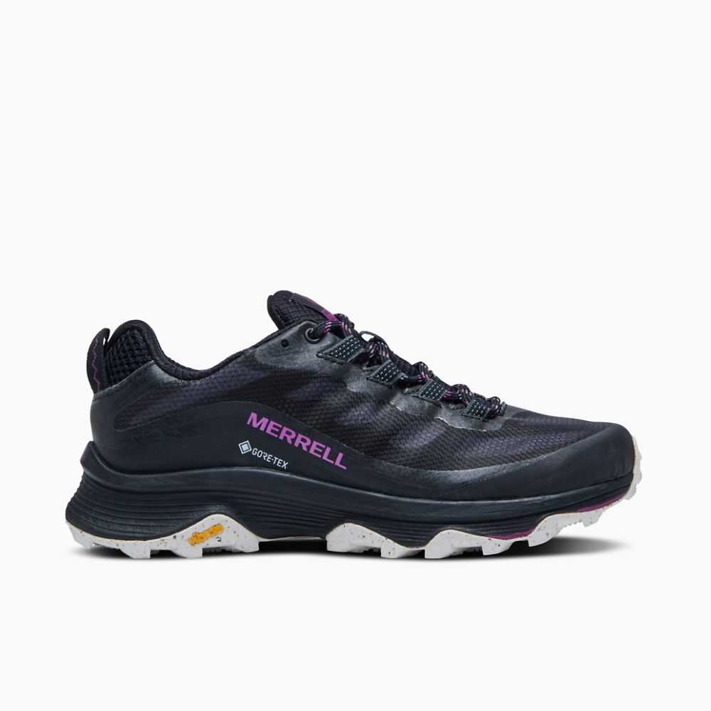 Zapatillas Merrell Outlet Moab Speed GORE TEX Mujer Negras